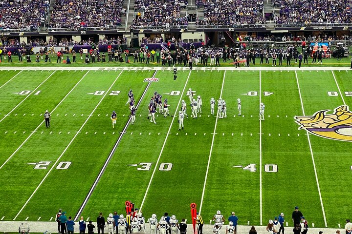 Minnesota Vikings Football Game Ticket at US Bank Stadium -Fly Girl Travel